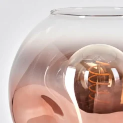 hofstein Apedo Lampe à poser Clair, Cuivré, 1 lumière