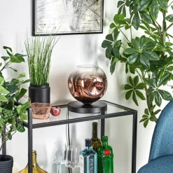 hofstein Apedo Lampe à poser Clair, Cuivré, 1 lumière