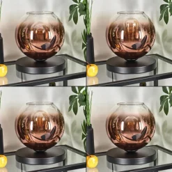 hofstein Apedo Lampe à poser Clair, Cuivré, 1 lumière