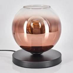 hofstein Apedo Lampe à poser Clair, Cuivré, 1 lumière