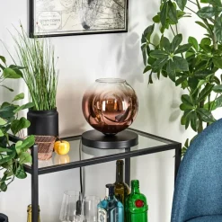 hofstein Apedo Lampe à poser Clair, Cuivré, 1 lumière