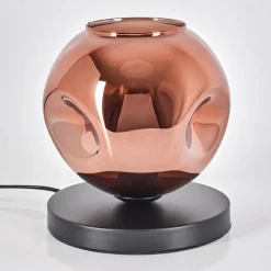 hofstein Apedo Lampe à poser Cuivré, 1 lumière