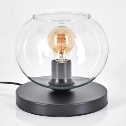 hofstein Apedo Lampe à poser Noir, 1 lumière