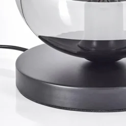 hofstein Apedo Lampe à poser Noir, 1 lumière