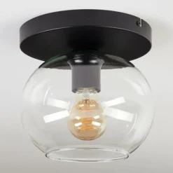 hofstein Apedo Plafonnier, Boule lumineuse Clair, 1 lumière