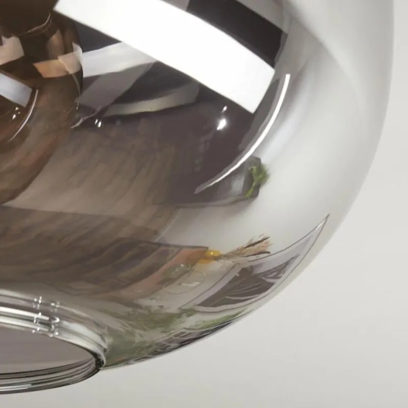 hofstein Apedo Plafonnier, Boule lumineuse Fumé, 1 lumière