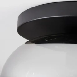 hofstein Apedo Plafonnier, Boule lumineuse Fumé, 1 lumière