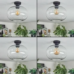 hofstein Apedo Plafonnier Clair, 1 lumière