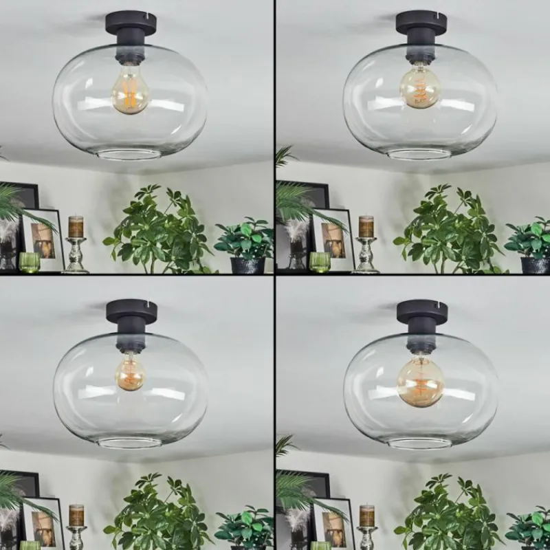 hofstein Apedo Plafonnier Clair, 1 lumière