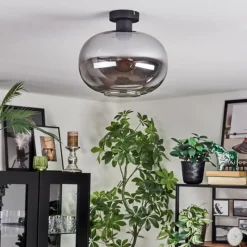 hofstein Apedo Plafonnier Fumé, 1 lumière