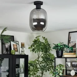 hofstein Apedo Plafonnier Fumé, 1 lumière