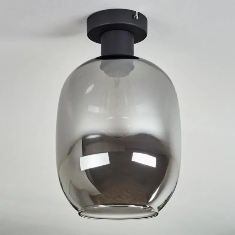 hofstein Apedo Plafonnier Fumé, 1 lumière