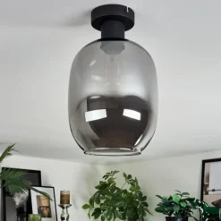 hofstein Apedo Plafonnier Fumé, 1 lumière