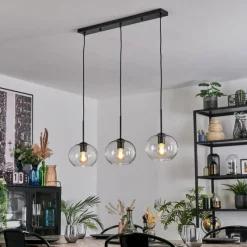 hofstein Apedo Suspension, Boule lumineuse, Suspension Clair, 3 lumières