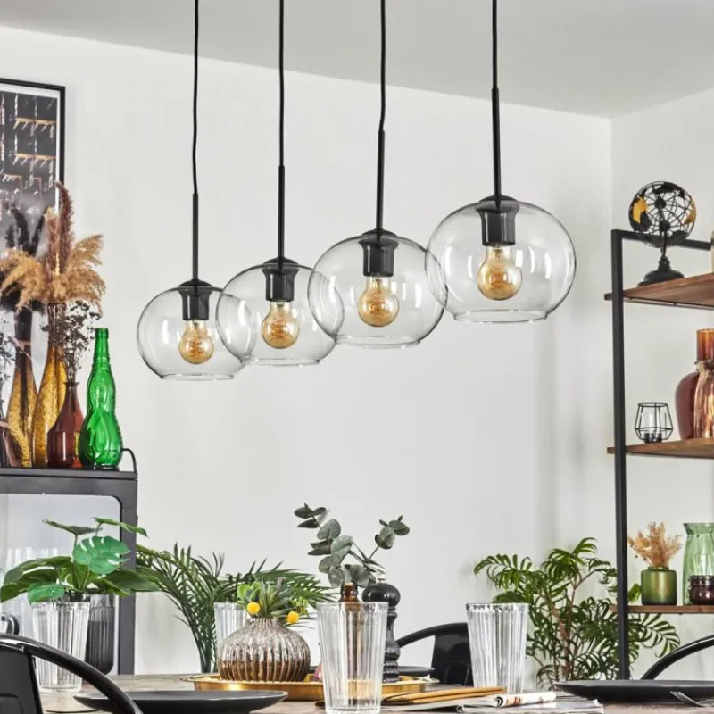 hofstein Apedo Suspension Clair, 4 lumières