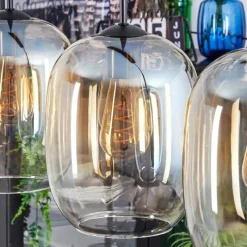 hofstein Apedo Suspension, Suspension Ambre, Clair, 3 lumières