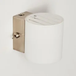 Lampe Turque-hofstein Applique Bamako Nickel mat, 1 lumière