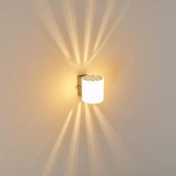 Lampe Turque-hofstein Applique Bamako Nickel mat, 1 lumière