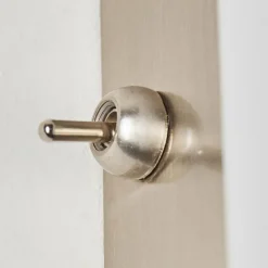 Lampe Turque-hofstein Applique Bamako Nickel mat, 1 lumière