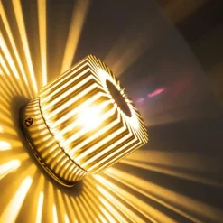 Lampe Turque-hofstein Applique Cantoni Nickel mat, 1 lumière