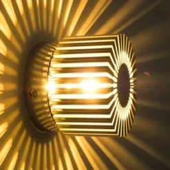 Lampe Turque-hofstein Applique Cantoni Nickel mat, 1 lumière