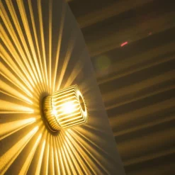 Lampe Turque-hofstein Applique Cantoni Nickel mat, 1 lumière