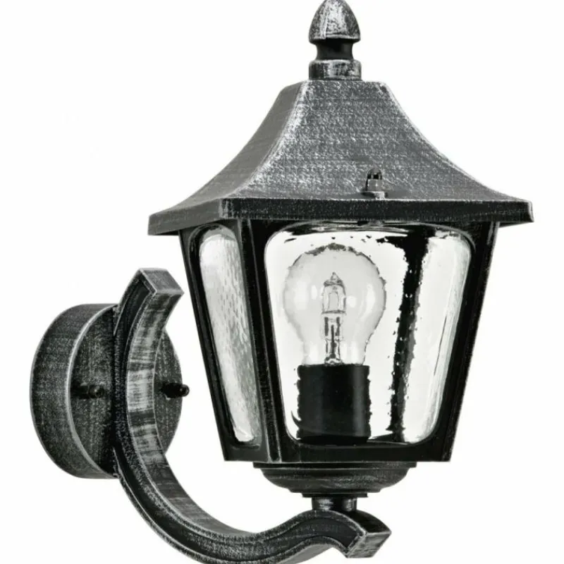 Luminaires Rustiques-Luminaires Albert Leuchten Applique extérieure Albert 1820 Noir, Argenté, 1 lumière