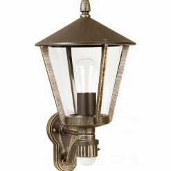 Luminaires Albert Leuchten Applique extérieure Albert 815 Brun, Laiton, 1 lumière, Détecteur de mouvement