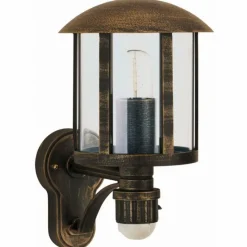 Luminaires Albert Leuchten Applique extérieure Albert 836 Brun, Laiton, 1 lumière, Détecteur de mouvement