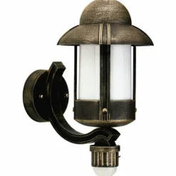 Luminaires Albert Leuchten Applique extérieure Albert 842 Brun, Laiton, 1 lumière, Détecteur de mouvement