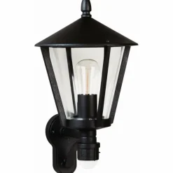 Luminaires Albert Leuchten Applique extérieure Albert 1815 Noir, 1 lumière, Détecteur de mouvement