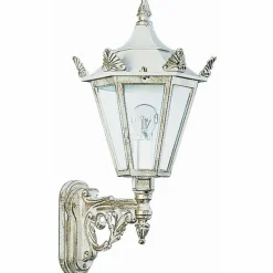 Luminaires Rustiques-Luminaires Albert Leuchten Applique extérieure Albert 1806 Or, Blanc, 1 lumière