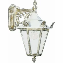 Luminaires Rustiques-Luminaires Albert Leuchten Applique extérieure Albert 1807 Or, Blanc, 1 lumière