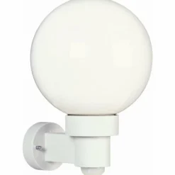 Luminaires Albert Leuchten Applique extérieure Albert 257 Blanc, 1 lumière, Détecteur de mouvement