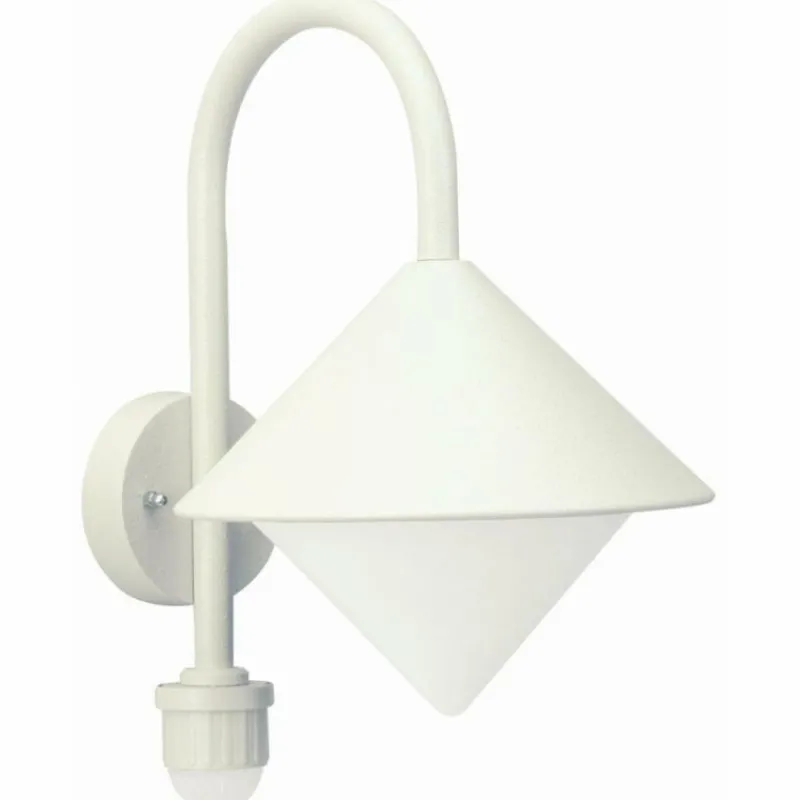 Luminaires Albert Leuchten Applique extérieure Albert 646 Blanc, 1 lumière, Détecteur de mouvement
