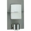 Luminaires Albert Leuchten Applique extérieure Albert 6140 Acier inoxydable, 1 lumière, Détecteur de mouvement