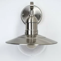 hofstein Applique extérieure Broni Acier inoxydable, 1 lumière