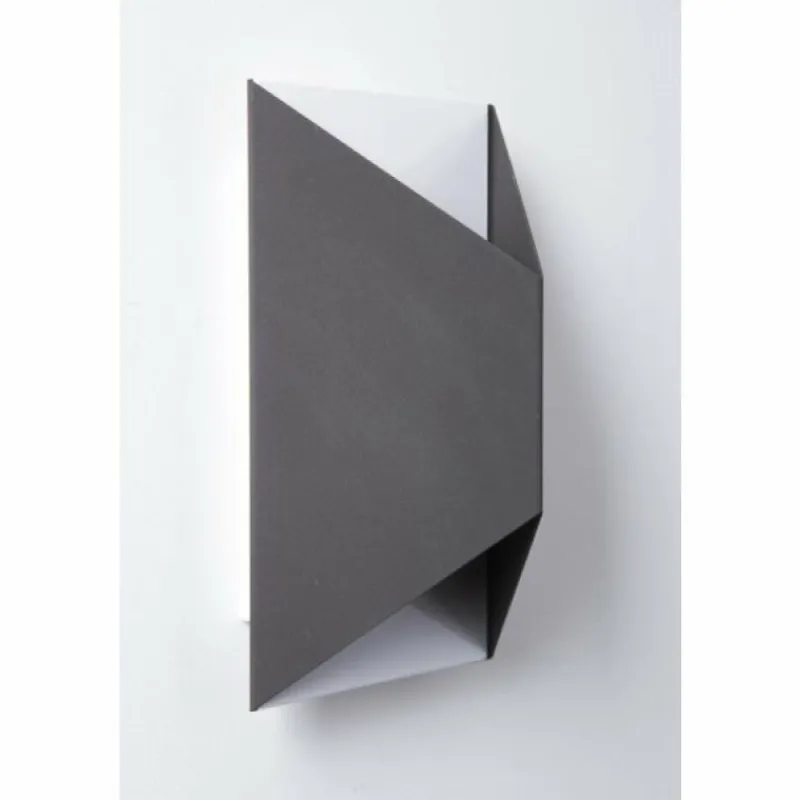 hofstein Applique extérieure Corozal LED Anthracite, Blanc, 2 lumières