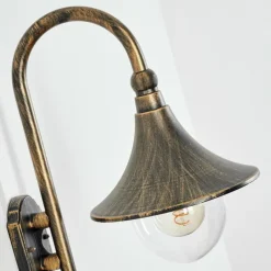 Luminaires Rustiques-hofstein Applique extérieure Elgin Noir doré, 1 lumière