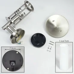 hofstein Applique extérieure Forli Acier inoxydable, 1 lumière