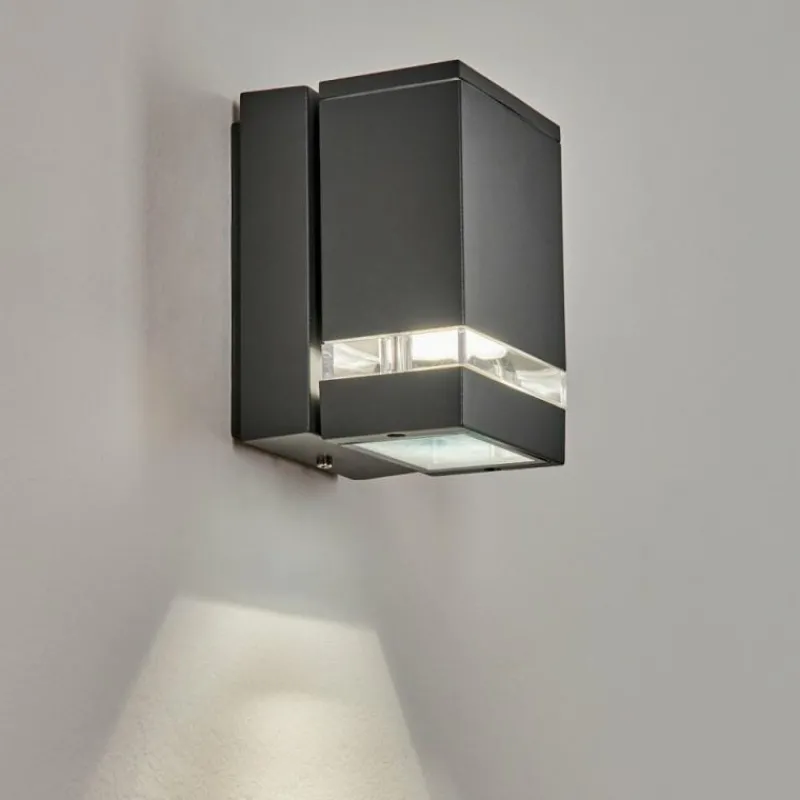 hofstein Applique extérieure Haines Anthracite, Noir, 1 lumière