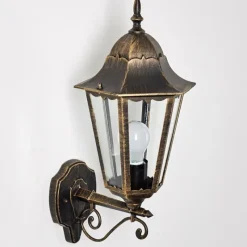 Luminaires Rustiques-hofstein Applique extérieure Hongkong Brun doré, 1 lumière