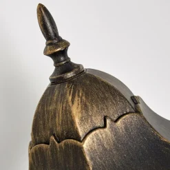 Luminaires Rustiques-hofstein Applique extérieure Hongkong Brun doré, 1 lumière