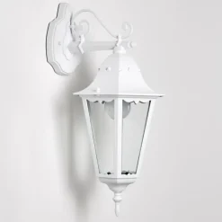 Luminaires Rustiques-hofstein Applique extérieure Hongkong Blanc, 1 lumière