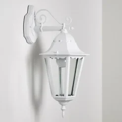 Luminaires Rustiques-hofstein Applique extérieure Hongkong Blanc, 1 lumière