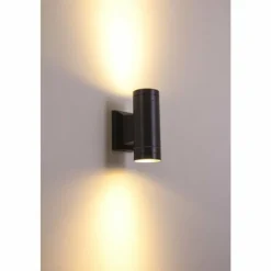 Luminaires Globo Lighting Applique extérieure LED Globo Noir, 2 lumières