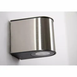 Luminaires Lutec Applique extérieure LED Lutec Acier brossé, 6 lumières