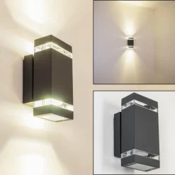 hofstein Applique extérieure Lutak LED Anthracite, 2 lumières