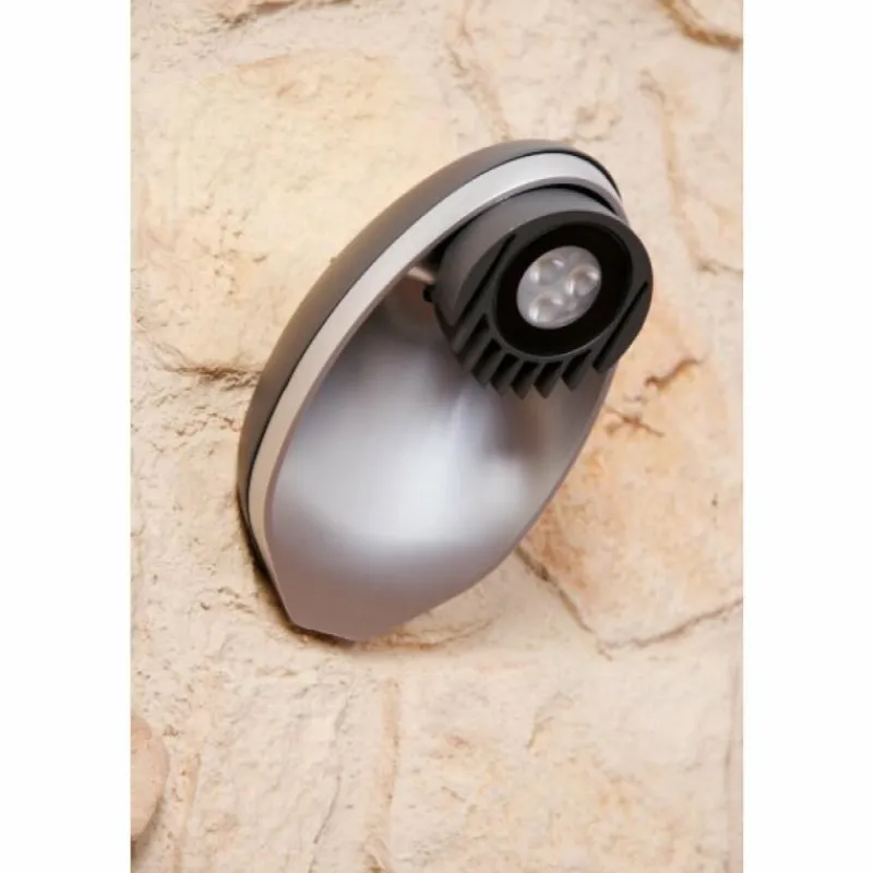 Luminaires Lutec Applique extérieure LUTEC EGGO LED Anthracite, 3 lumières