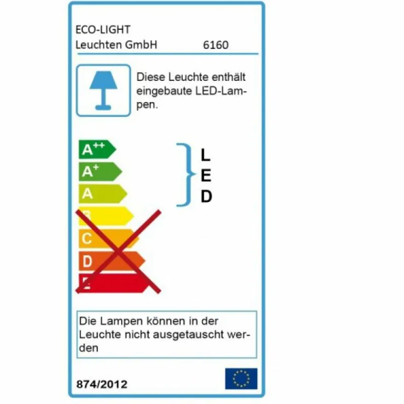 Luminaires Lutec Applique extérieure LUTEC EGGO LED Anthracite, 3 lumières